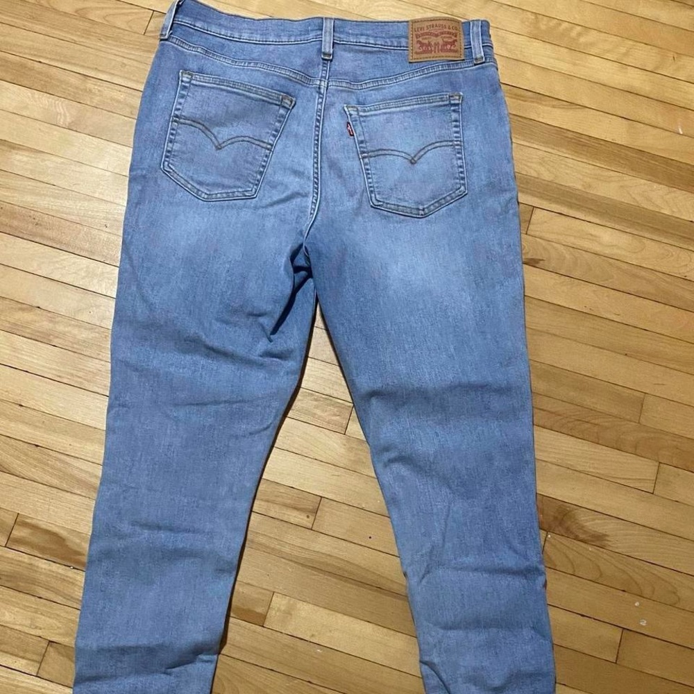 Levi's Light Blue Straight Jeans for Men